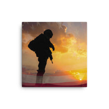 Load image into Gallery viewer, Soldier Flag Overlay - Canvas