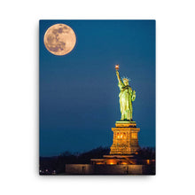 Load image into Gallery viewer, Statue of Liberty Moon - Canvas
