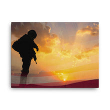 Load image into Gallery viewer, Soldier Flag Overlay - Canvas