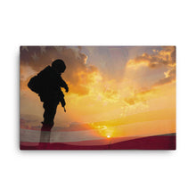 Load image into Gallery viewer, Soldier Flag Overlay - Canvas