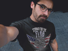 Load image into Gallery viewer, Stand For The Flag Kneel For The Cross - T-Shirt
