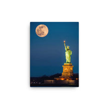 Load image into Gallery viewer, Statue of Liberty Moon - Canvas
